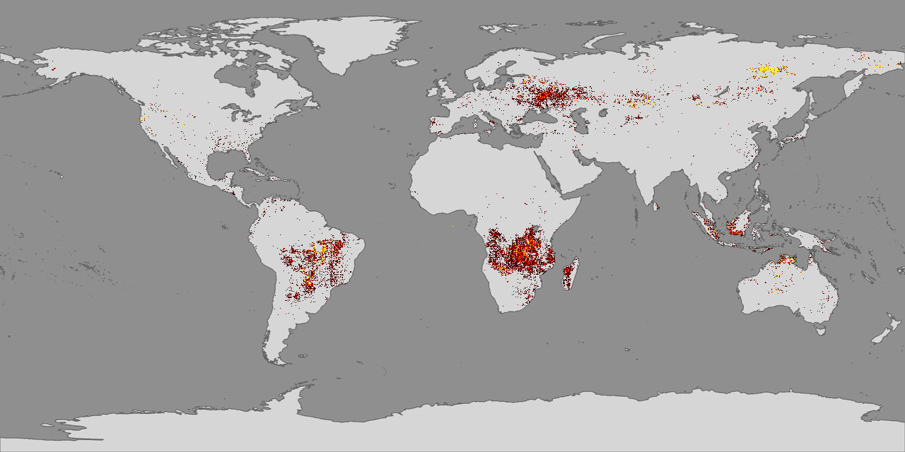 Global Fire Maps Image of the Day