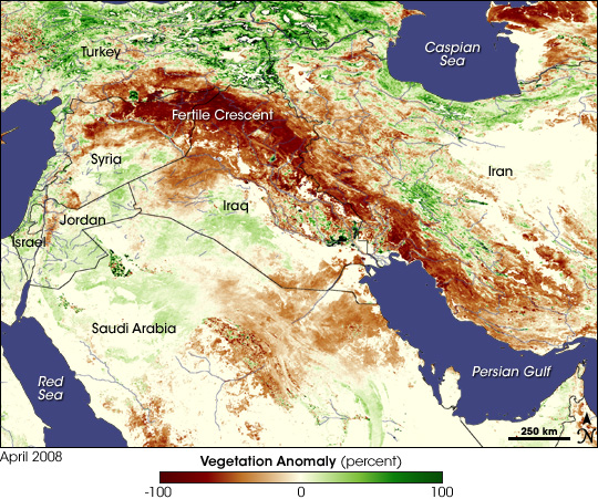 Drought in the Fertile Crescent