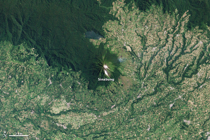 Sinabung Volcano Pre-Eruption