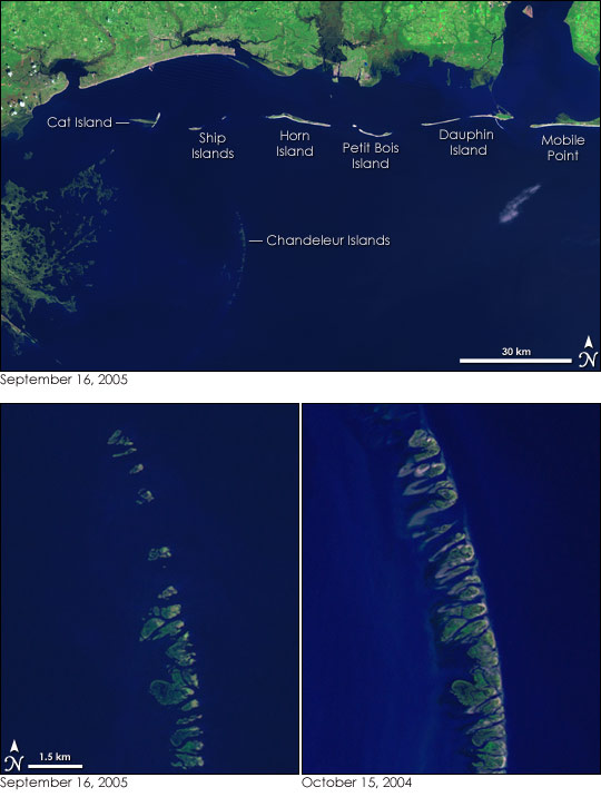 CHANDELEUR Islands : Image of the Day