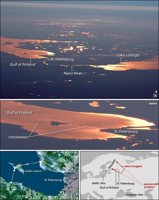 St. Petersburg and the Gulf of Finland