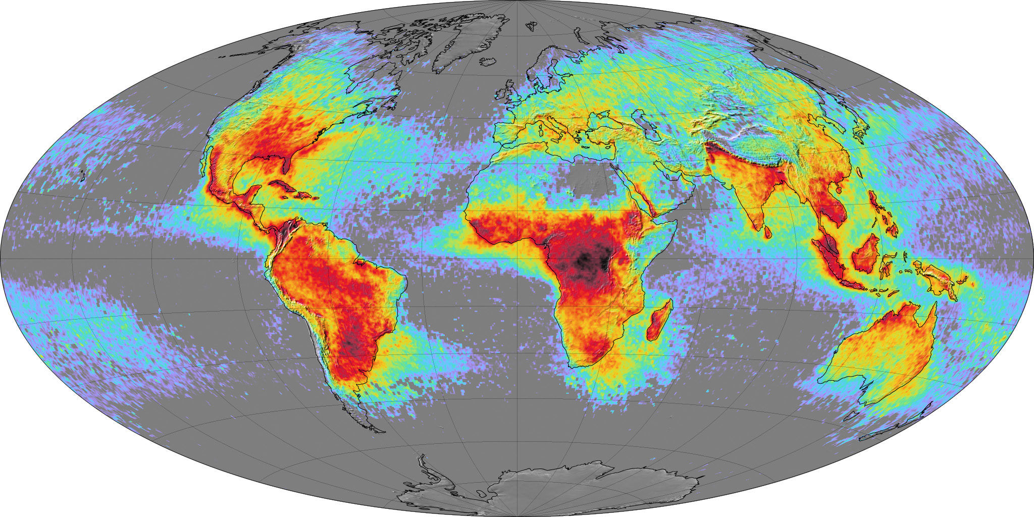 Patterns of Lightning Activity : Image of the Day