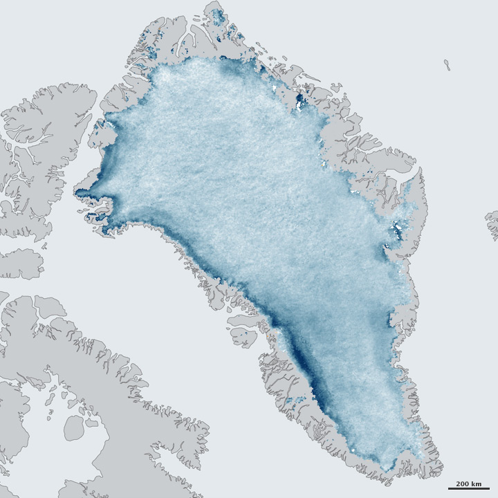 Greenland’s Ice Is Growing Darker