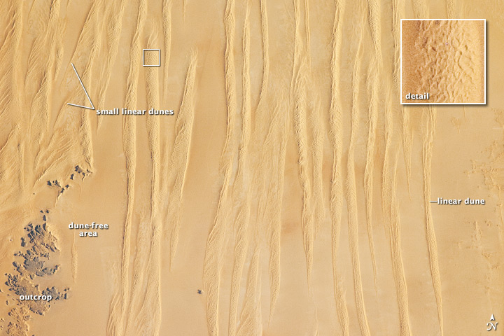 Linear Dunes, Great Sand Sea, Egypt