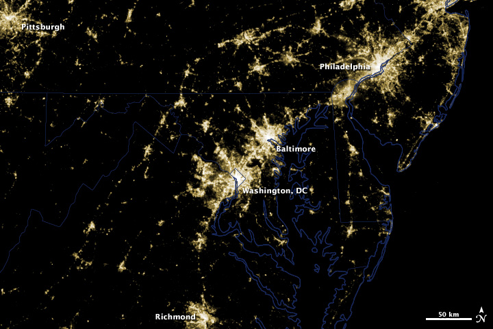 Power Outages in Washington, DC Area