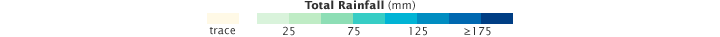 Color bar for Heavy Rains in Beijing