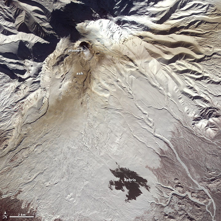 Activity at Shiveluch Volcano