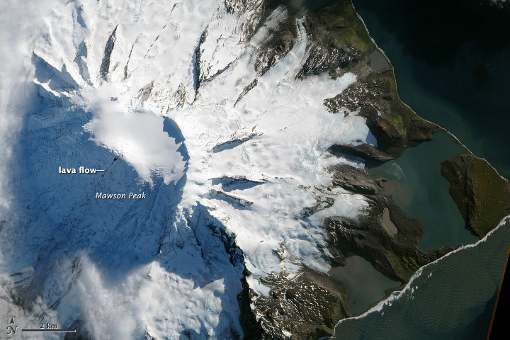 Lava Flow on Mawson Peak, Heard Island