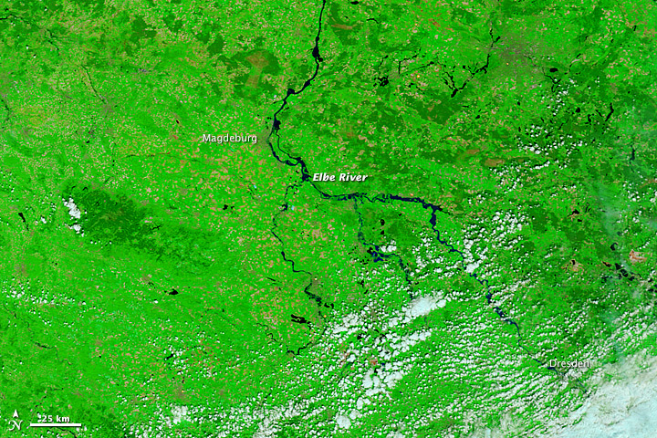 Flooding in Eastern Germany
