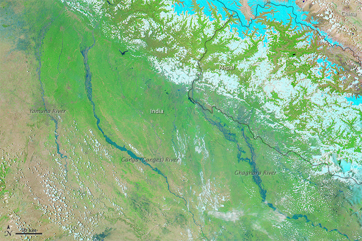 Severe Flooding in Northern India, Nepal
