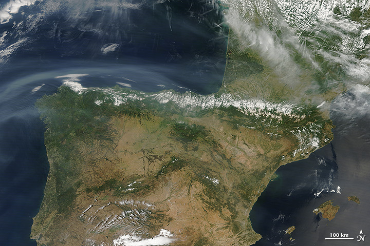 North American Smoke over Spain 