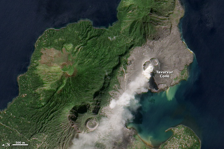 Ash Plume from Rabaul Volcano
