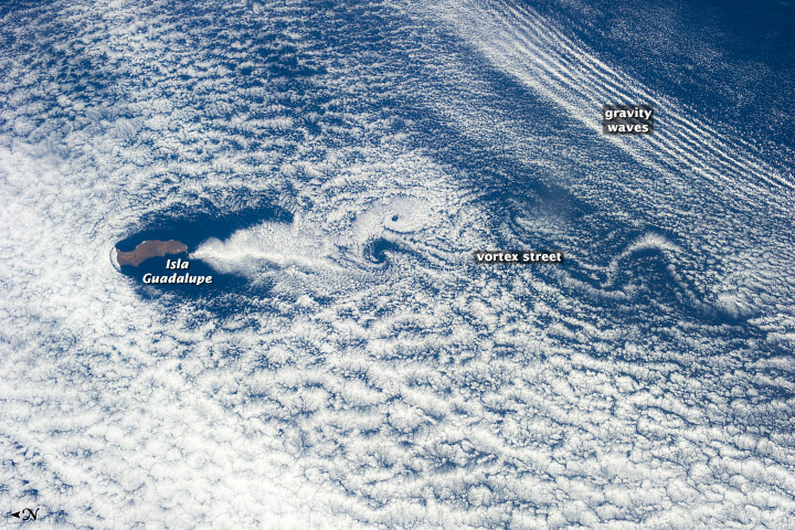 Cloud Swirls and Ripples, Guadalupe Island