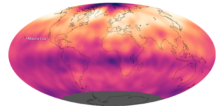 Global Patterns of Carbon Dioxide