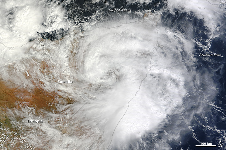 Rare Tropical Cyclone Strikes Somalia