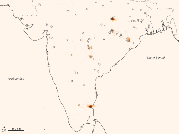 Sulfur Dioxide Increasing Over India