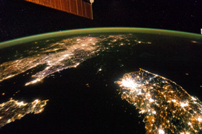 The Koreas at Night