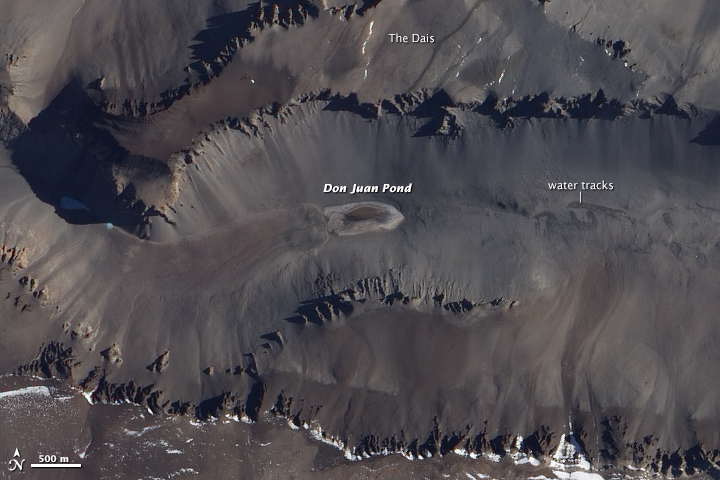 [Historia-Fotos] El lago Don Juan y la posibilidad de vida en Marte