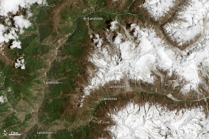 Scientist-Volunteers Map Landslides from Nepal Quakes