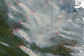 Wildfires in Alberta and Saskatchewan