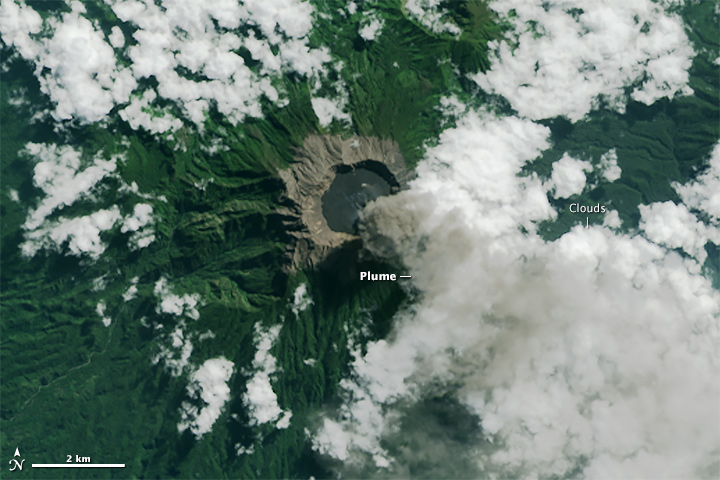 Eruption of Raung Volcano