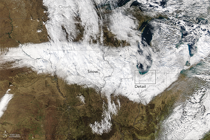 Record First Snowfall in the U.S. Midwest