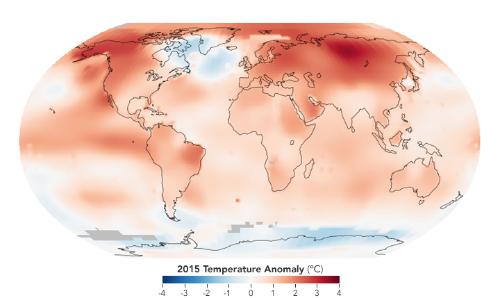 2015 Was the Hottest Year on Record