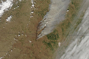 Grass Fires Char Kansas, Oklahoma