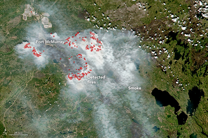 Wildfires Still Scarring Land Around Fort McMurray
