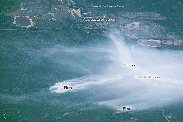 An Astronaut's View of the Fort McMurray Fire