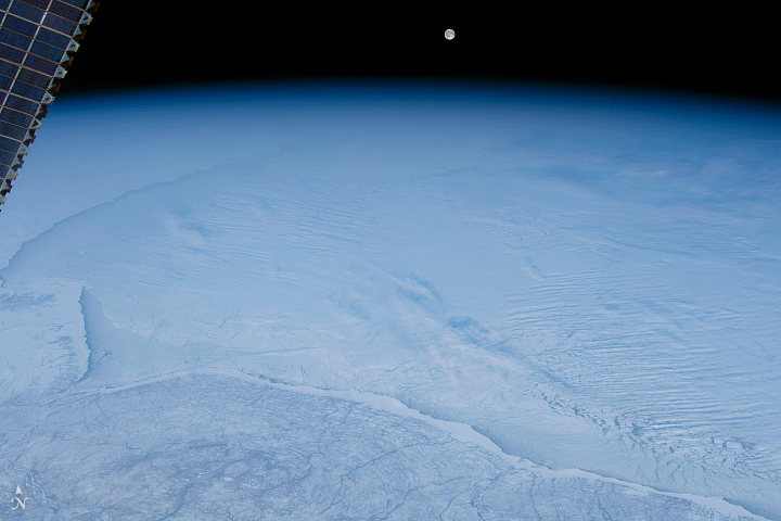 Winter from the International Space Station