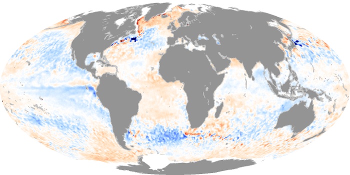 Global Map Sea Surface Temperature Anomaly Image 11