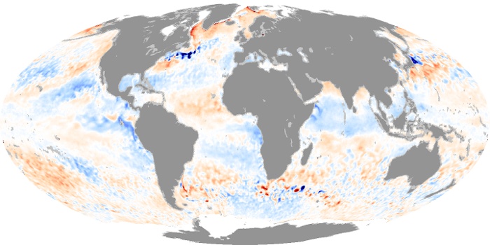 Global Map Sea Surface Temperature Anomaly Image 23