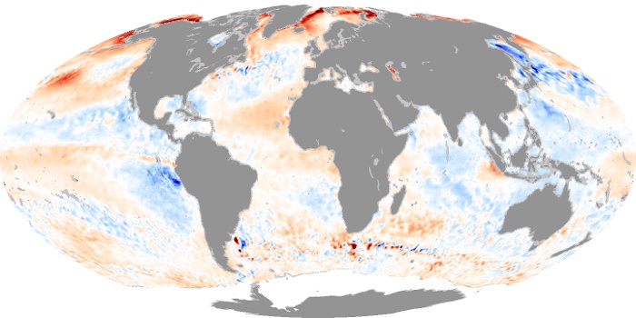 Global Map Sea Surface Temperature Anomaly Image 28