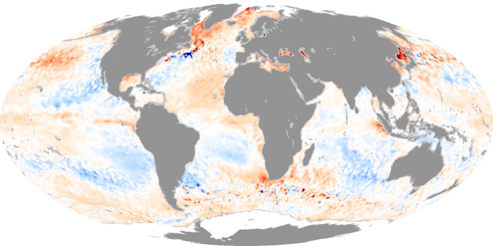 Global Map Sea Surface Temperature Anomaly Image 29