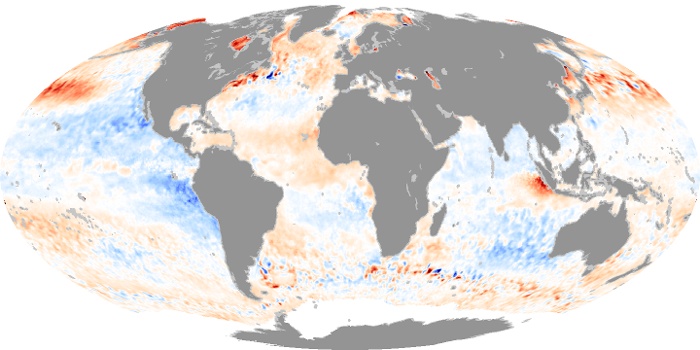 Global Map Sea Surface Temperature Anomaly Image 41