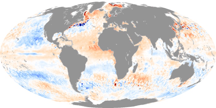 Global Map Sea Surface Temperature Anomaly Image 56