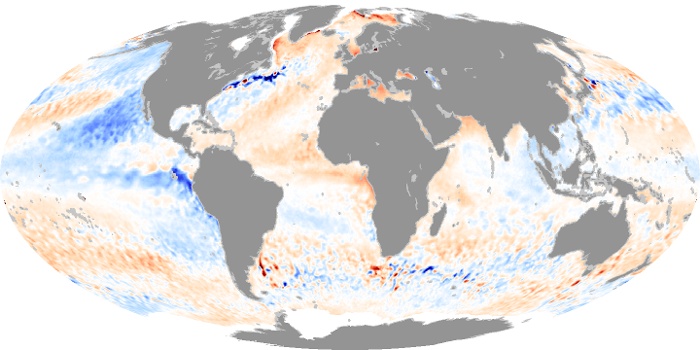 Global Map Sea Surface Temperature Anomaly Image 11