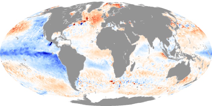 Global Map Sea Surface Temperature Anomaly Image 65