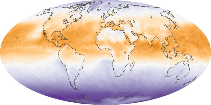 Global Map Net Radiation Image 2