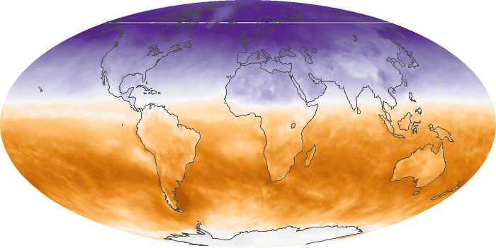 Global Map Net Radiation Image 6