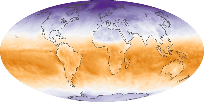 Global Map Net Radiation Image 8