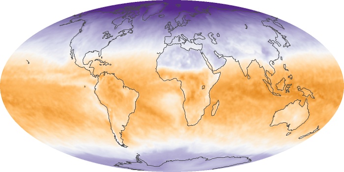 Global Map Net Radiation Image 16