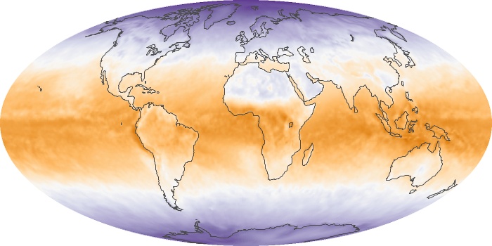 Global Map Net Radiation Image 21