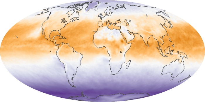 Global Map Net Radiation Image 26