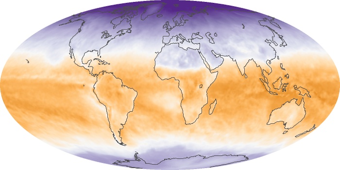 Global Map Net Radiation Image 28