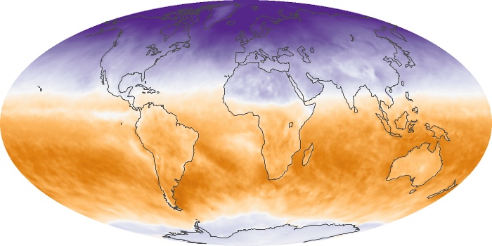 Global Map Net Radiation Image 29