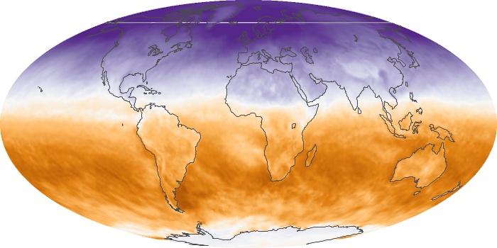 Global Map Net Radiation Image 30