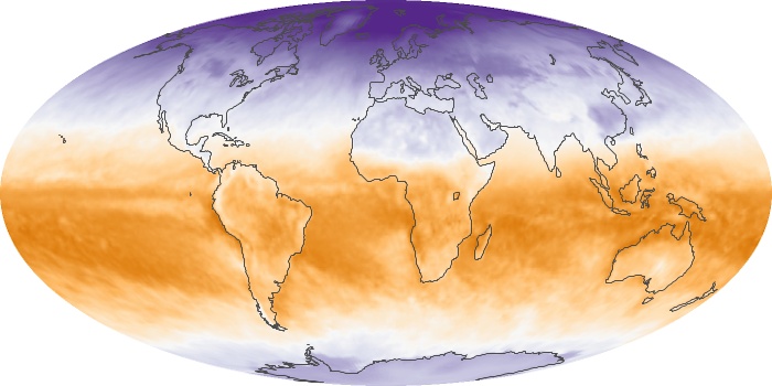 Global Map Net Radiation Image 32