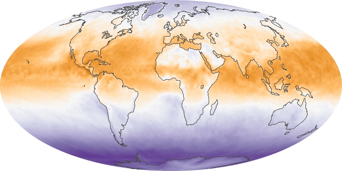 Global Map Net Radiation Image 38